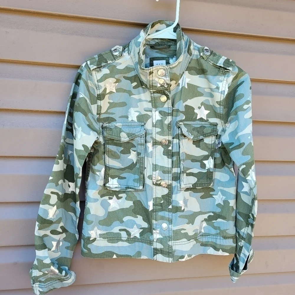 GAP Girls Camo Star Jacket